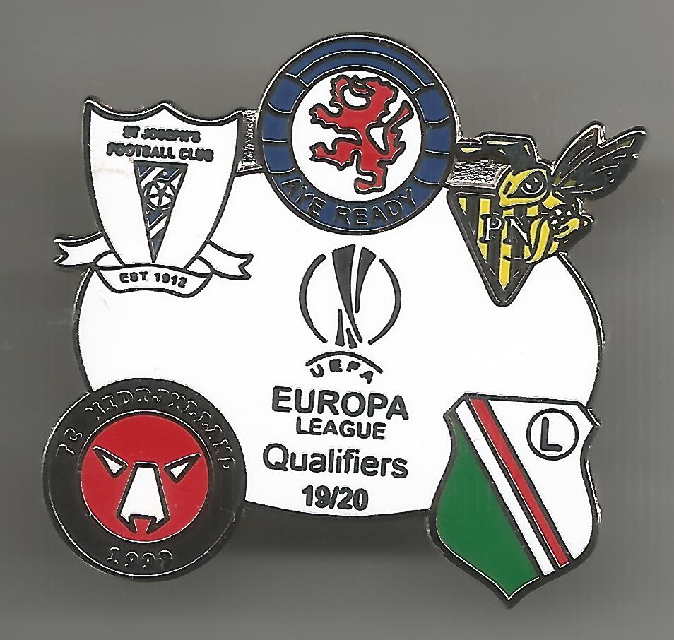 Badge Europa League Qualifiers 2019/20 Rangers Special Price
